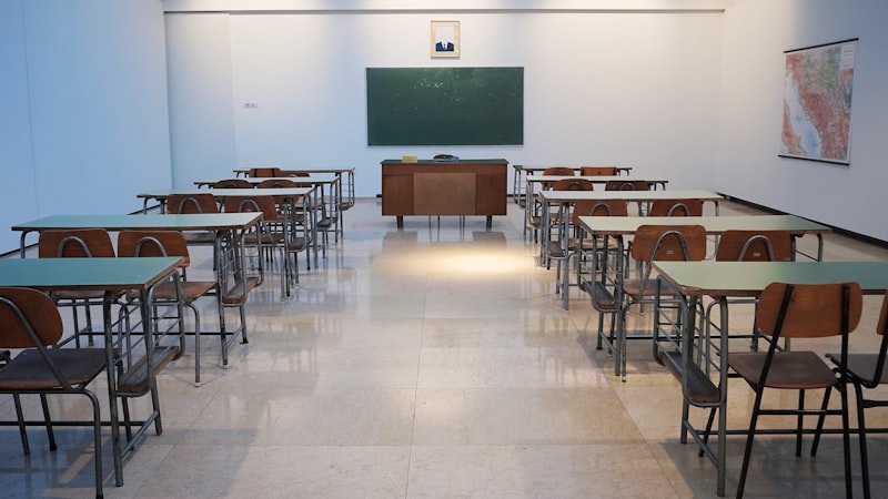 Alunos da Bright Beginnings Academy em Chimoio